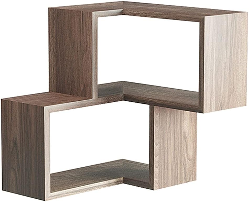 Desktop Bookshelf Floor Display Stand Floating Corner Bookshelf for Wall，Antique Heavy-Duty Wall-Mounted Bookcase，for Bedroom and Living Room Storage Racks Display Stand Industrial Bookshelf