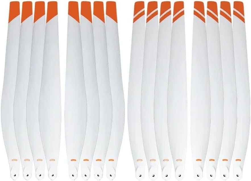 5413/5415 Reinforced Carbon Composite Propeller Full Set 54 Inch Propulsion M-Max Nano for T40 Class Coaxial Power Systems Upper & Lower Kits 16Pcs(Clamp 2pcs)