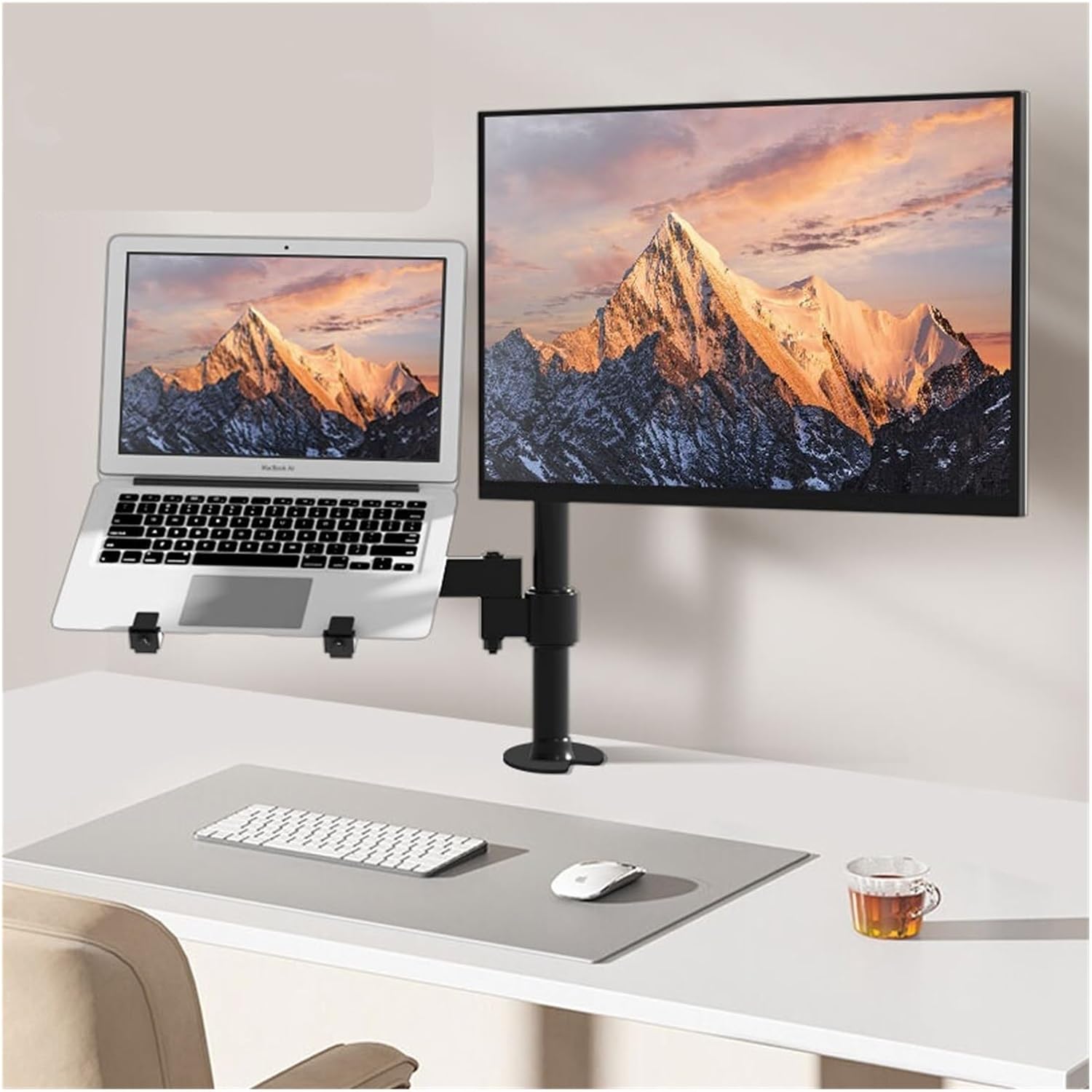 Monitor Stand Monitor Laptop Stand Can Horizontal and Vertical Screen Rotation and Pitch Angle Adjustment