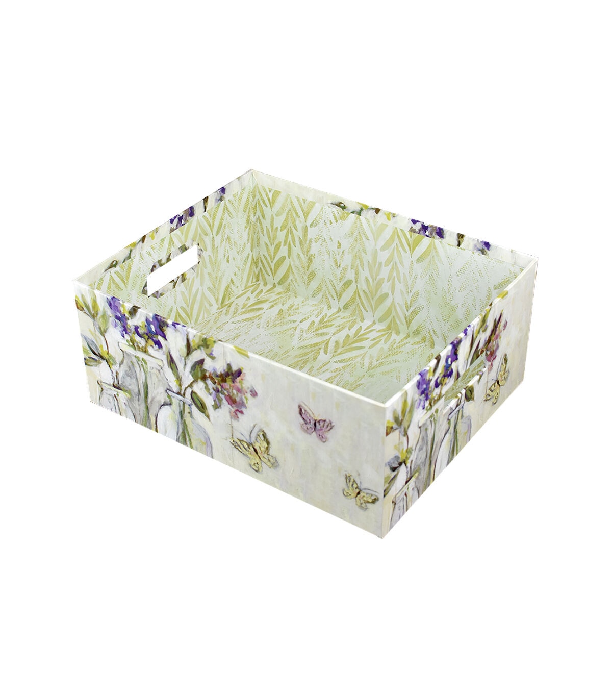 14 Meadowbrook Rectangle Box With Cutout Handles by Place & Time