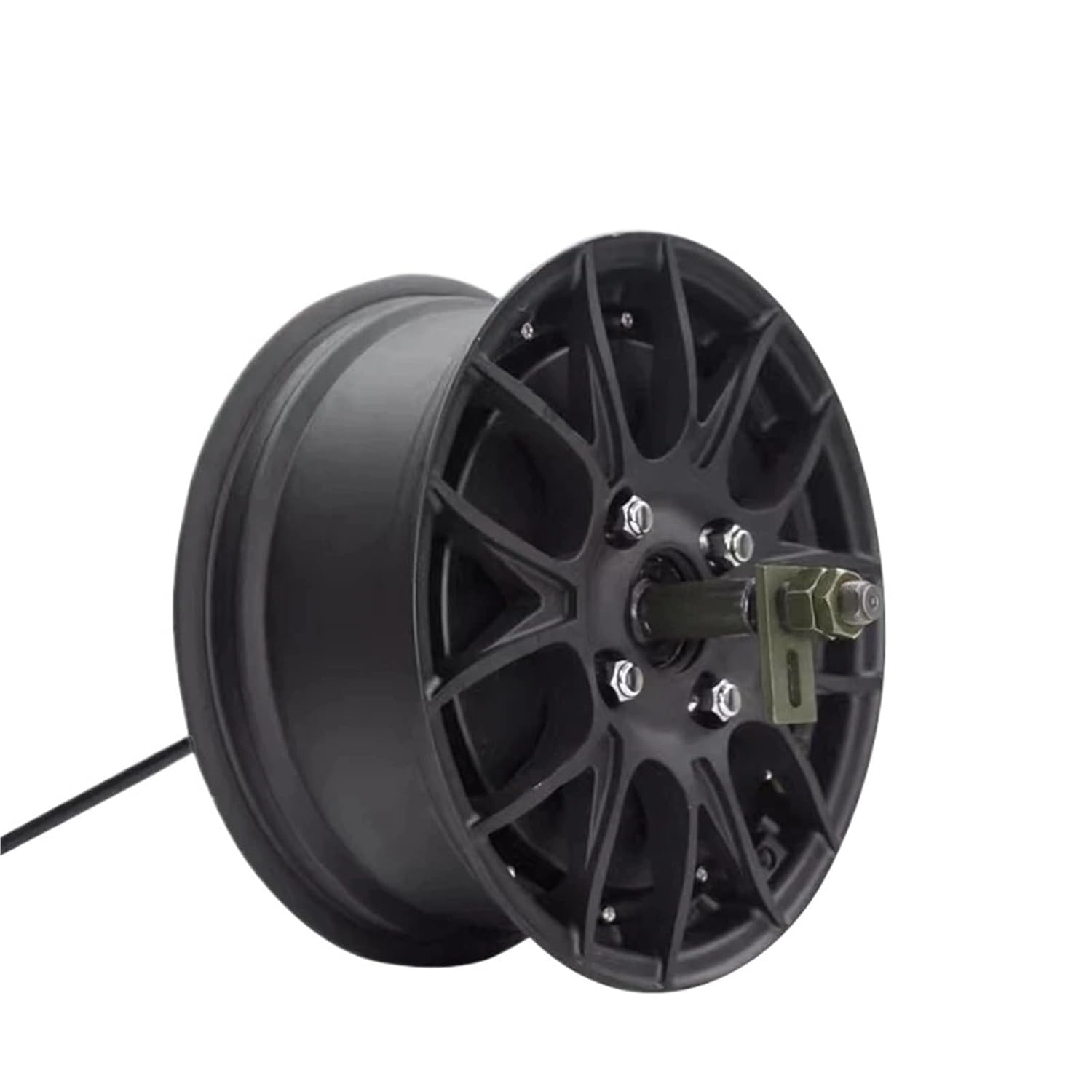 QS Motor 13 * 4.25inch 3000W 260 V4 72v 70kph BLDC Motor Double Shaft in-Wheel Hub Motor for Electric Scooter