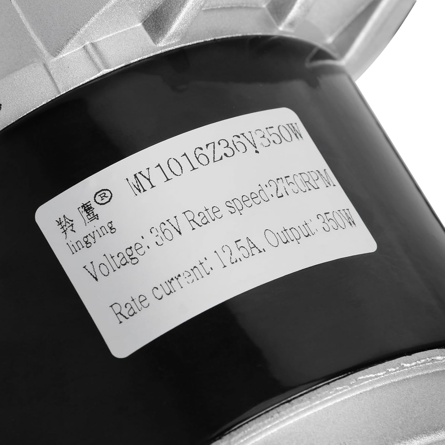 Brushed Electric Tricycle Motor MY1016Z3 36V 350W 300RPM DC Electric Bicycle Motor 9 Sprocket Gear Reduction Motor Kit for DIY Go Kart Electric Wheelchairs Scooter Mower Power Wheels