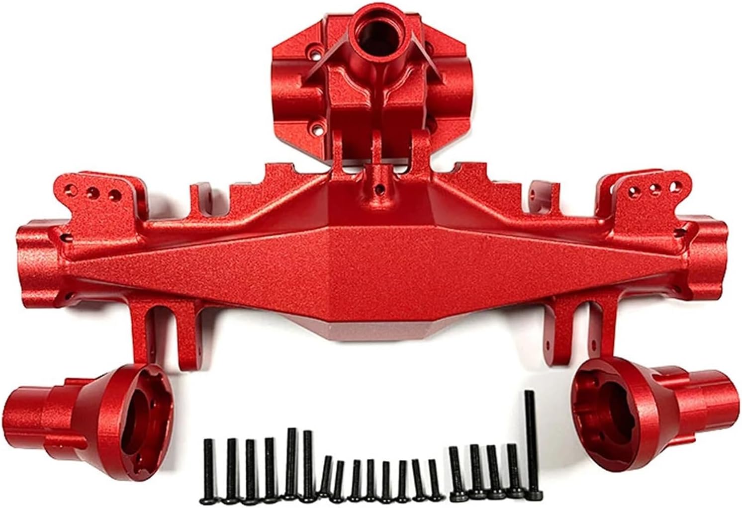 RC Vehicle Axles Compatible with LOSI for LMT 1/8 RC Car Part RC Car Accessories Aluminum Alloy Rear Axle Housing RC Upgrade Part Rc Rear Axle Housing (Color : 1)