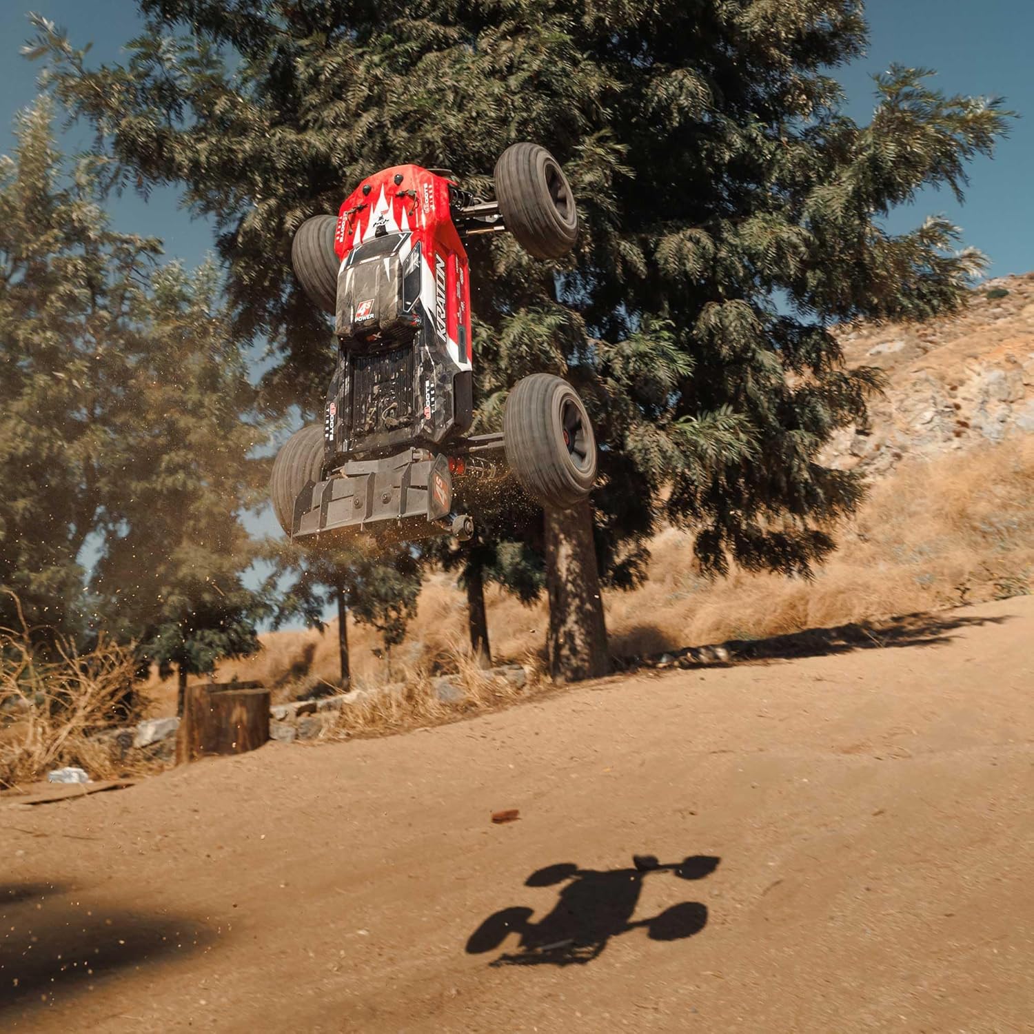 ARRMA RC Truck KRATON 4X4 4S BLX 1/10TH 4WD Speed Monster Truck RTR (Battery and Charger Not Included), Red, ARA4408V2T3