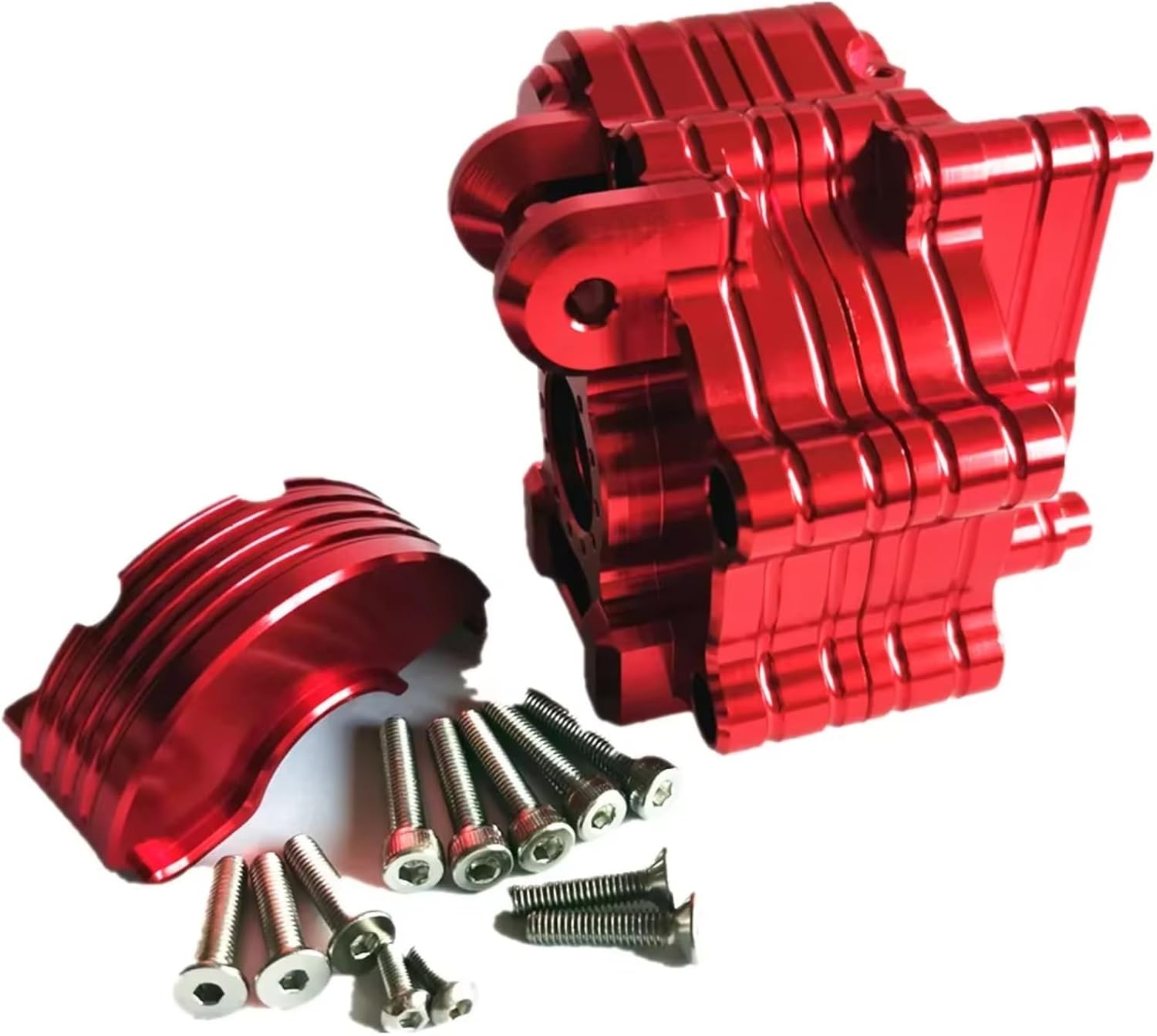 RC Crawlers Spare Parts for Arrma 8S for Kraton for Outcast ARA310930 1/5 Aluminum Center Gearbox Car Upgrade Parts Repair Accessorie(Silver)