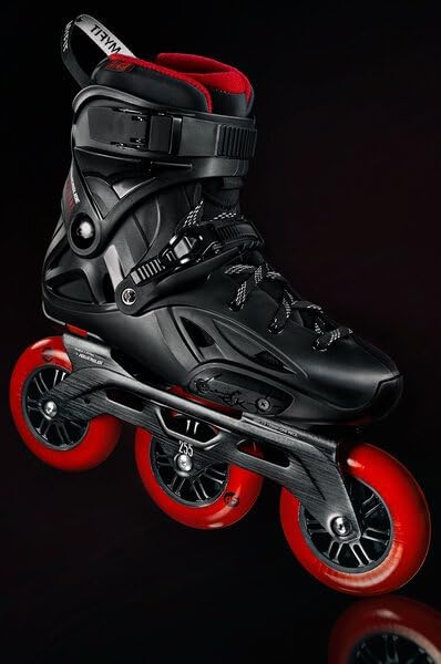 PS Imperial 110 Skates Black/Red 8.0-9.0 (41-42)