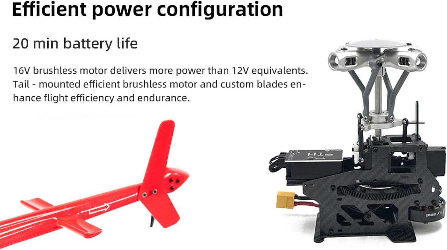 TOUCAN RC HOBBY 2.4G RC FlyWing Bell 206 Helicopter 4 Blade Rotor Remote Control Aircraft GPS Brushless Motor Battery RTF Smart Drone Gift