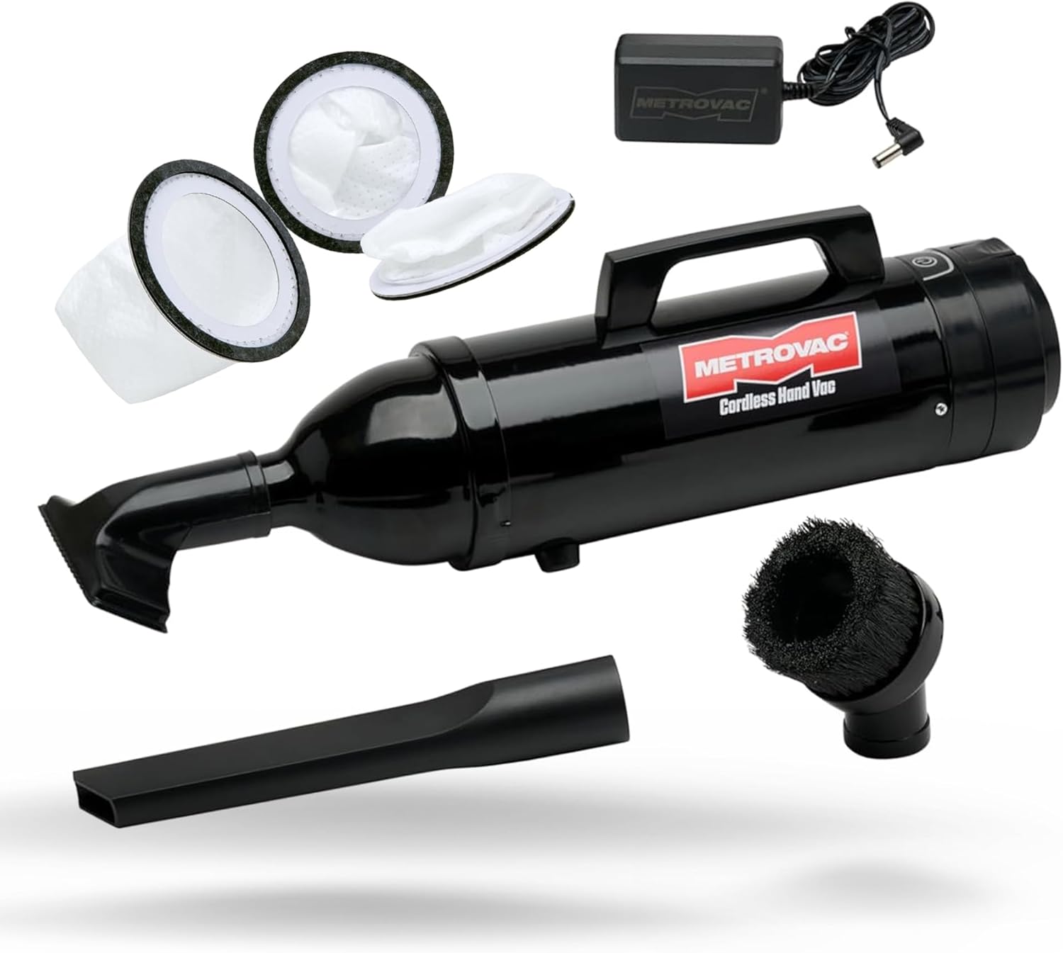 METROVAC Filter Bags 3 Pack Bundle with Premium Cordless Hand Vac Vacuum