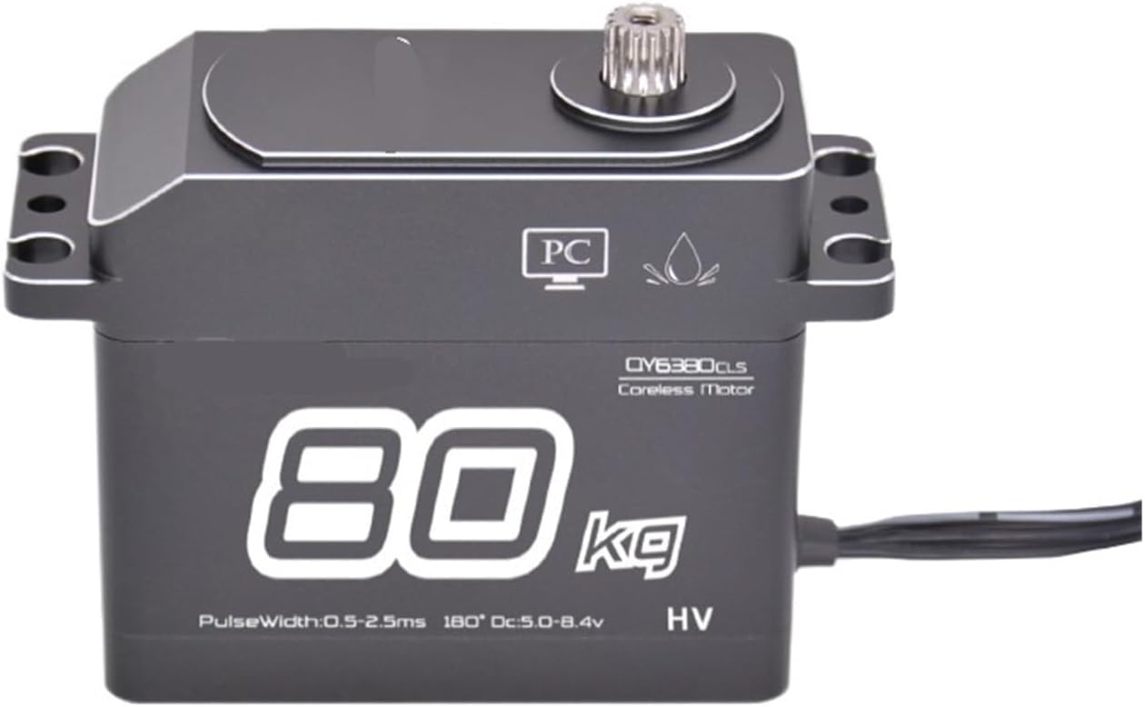 Waterproof 80KG Servo Brushless Full Metal Digital Steering Motor(80kg Coreless)