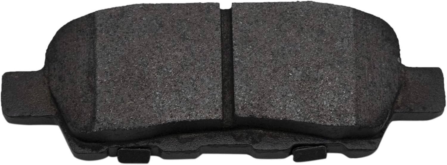 TRQ Rear Performance Brake Pad & Rotor Kit Brake Caliper Brake Chemical Kit Brake Pads Brake Rotors Set Semi-Metallic Premium G-Coated Compatible with 2003-2007 Nissan Murano 2004-2009 Quest