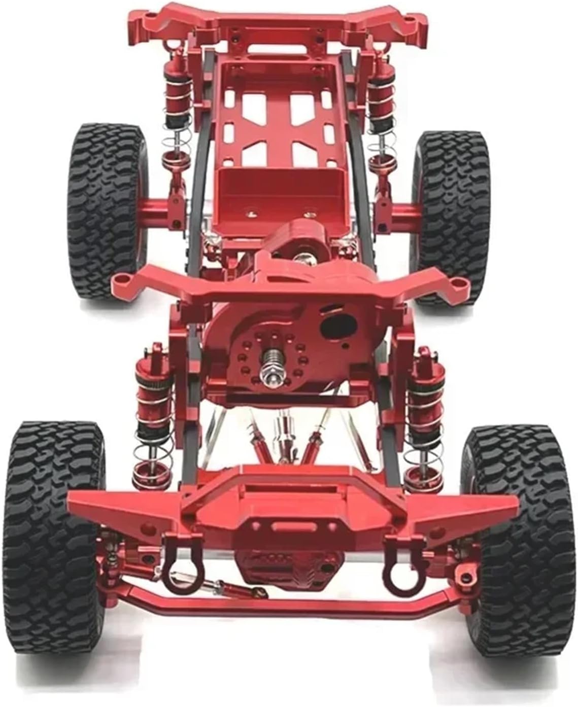 RC Cars Spare Parts For MN For MN128 MN86 G500 1/12 Metal Upgrade Modified Frame For Toys RC Car Model Modify Components Parts Accessories(Red)