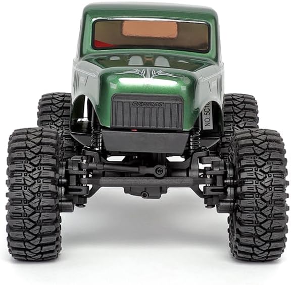 Redcat Racing Ascent 18 Brushless RC Rock Crawler – 4WD 1/18 RC Crawler with Portal Axles, High Steer Geometry, Waterproof ESC, LiPo Battery, RTR Hobby Grade RC Truck 4x4 - Green
