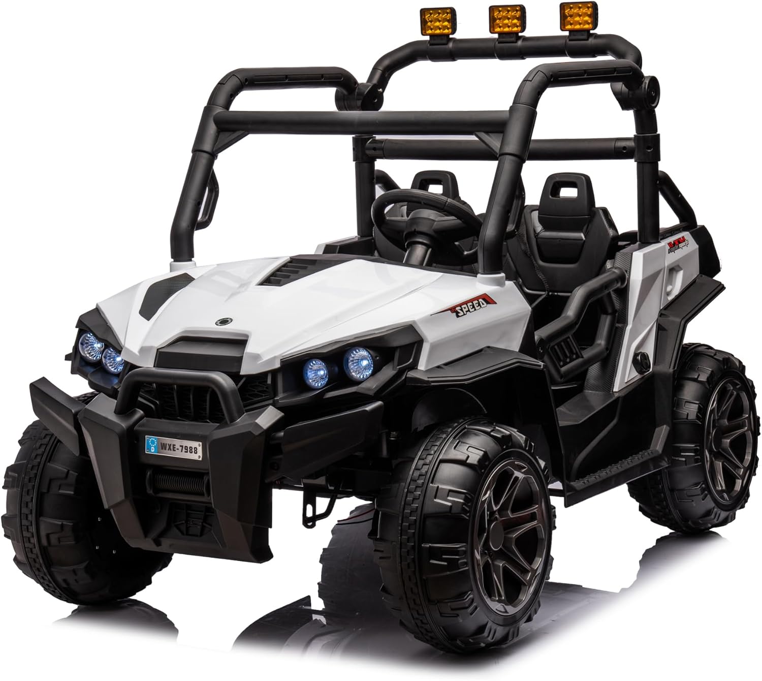 All Terrain - Electric Transport Vehicle - 119117 - Remote Control Car - White - Maximum 60 kg - Plastic - Rechargeable Batteries and Batteries Not Included - From 5 to 8 Years