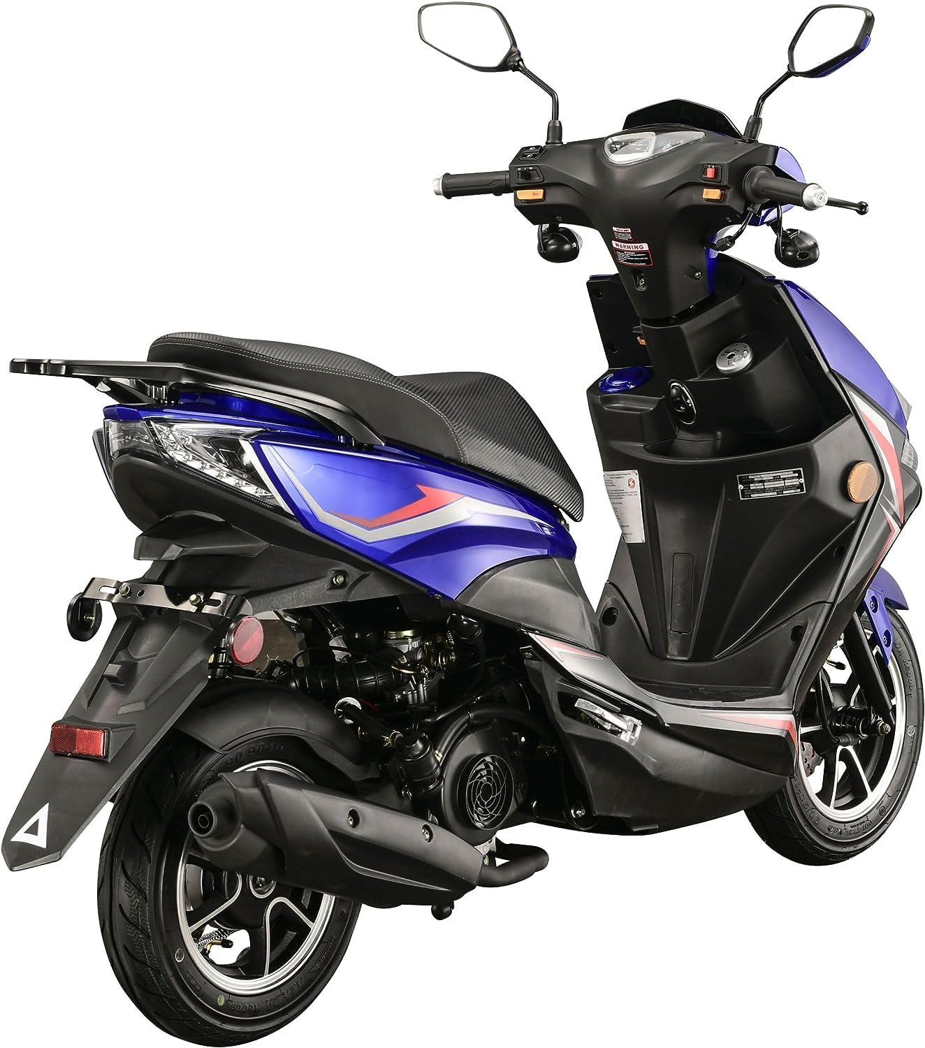 HHH X18 Upgraded 150cc Scooter Moped Street Gas Fully Automatic Scooter 150cc Moped for Adult and Youth Upgraded 10
