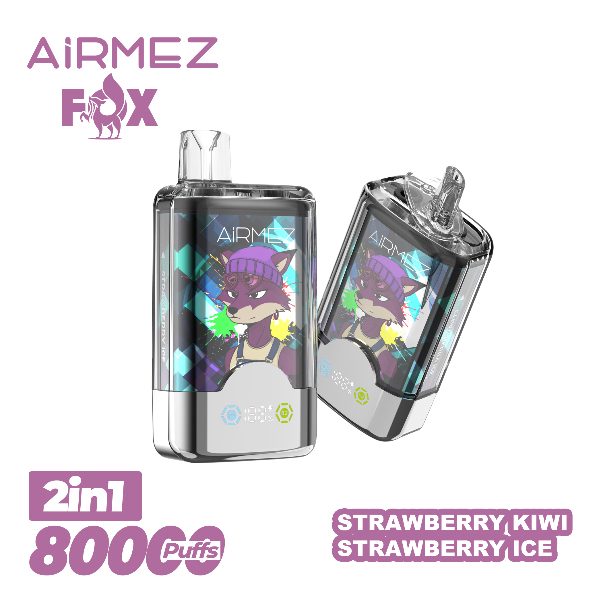 🔥AIRMEZ FOX 80K 2 in 1 (5pcs) - MYEU VAPES
