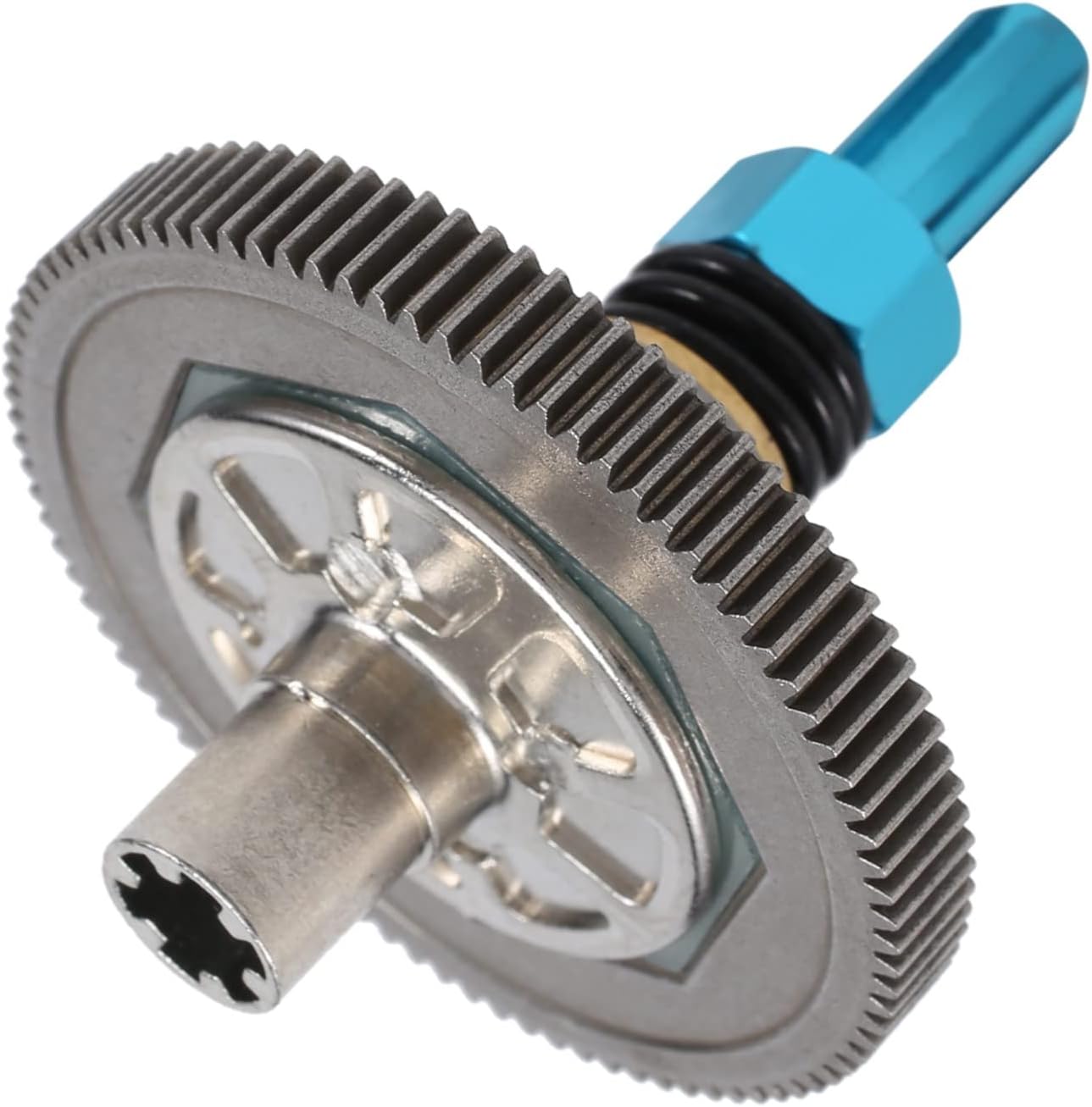 ISTOVO 91T Spur Gear Slipper Clutch 21T 19T 17T Gear Set for Arrma 1/10 Senton Big Rock Vorteks Parts, Blue