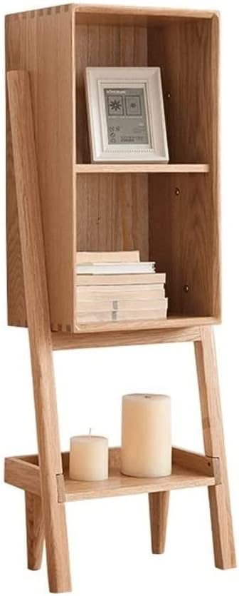 Tograt Bookshelf Bookshelves Bookcase Book Case Oak Minimalist Bookshelf Small Apartment Lockers Retro Modern Cabinet Bookcase Organizer Sturdy Book Stand Shelving Book Shelf Book Shelves