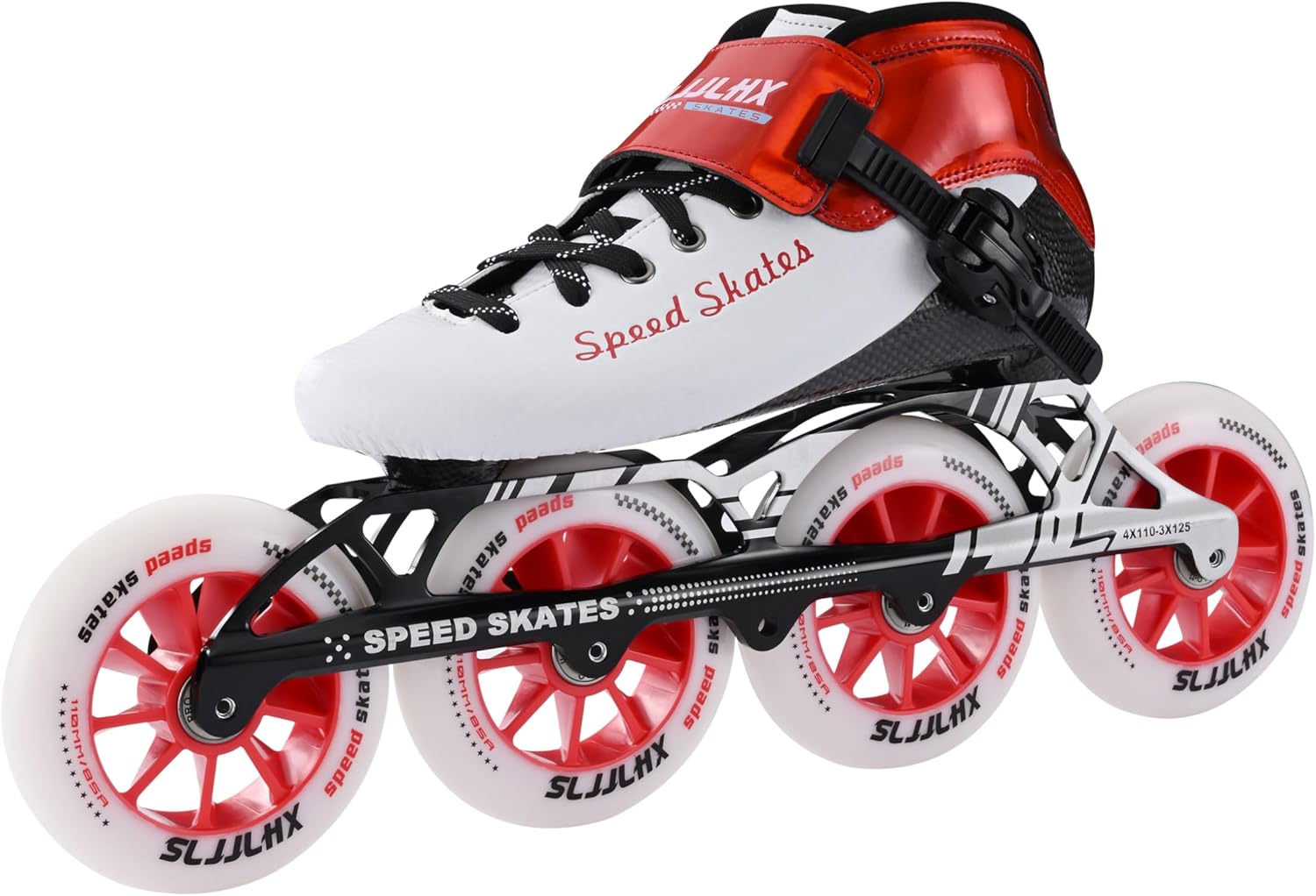 Inline Speed Skates for Men Women,Professional Carbon Fibre Inline Skates Adult Male,High Performance Fitness Racing Skates,Unisex