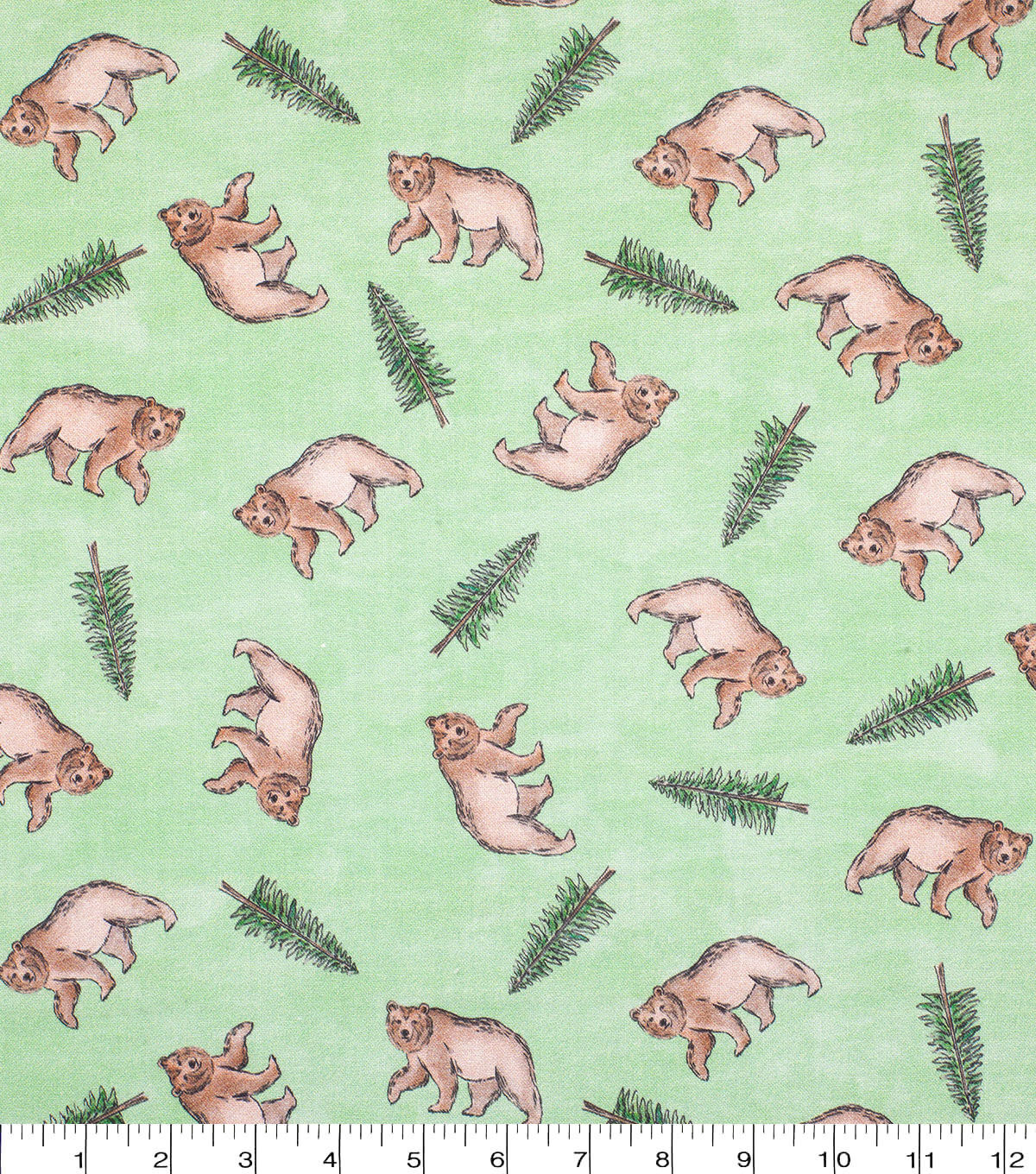 California Cotton Fabric Tossed Icons