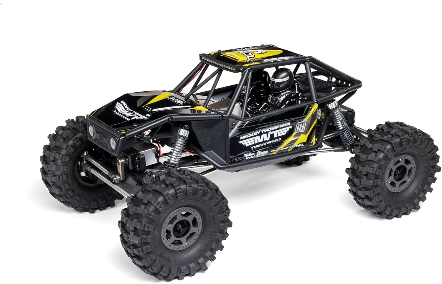 Axial 1/10 UTB10 Capra 1.9 4WS 4X4 RTR Brushed Rock Crawler, Yellow, AXI-1543T2