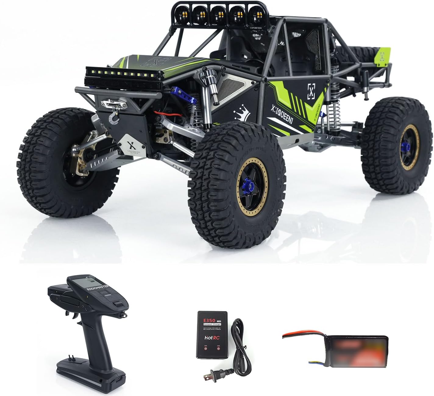 TOUCAN RC HOBBY Capo 1/8 RC U4 Queen Crawler Truck 2 Speeds Remote Control Racing Truck CD1582X for Ages 14+