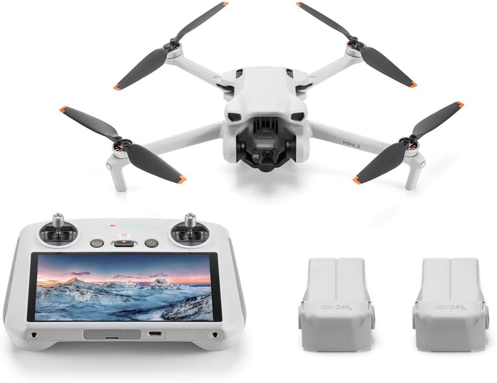 DJI Mini 3 Drone Fly More Combo with RC Remote Controller Bundle with 64GB microSD Card, Corel PC Software Kit, Foldable Landing Pad