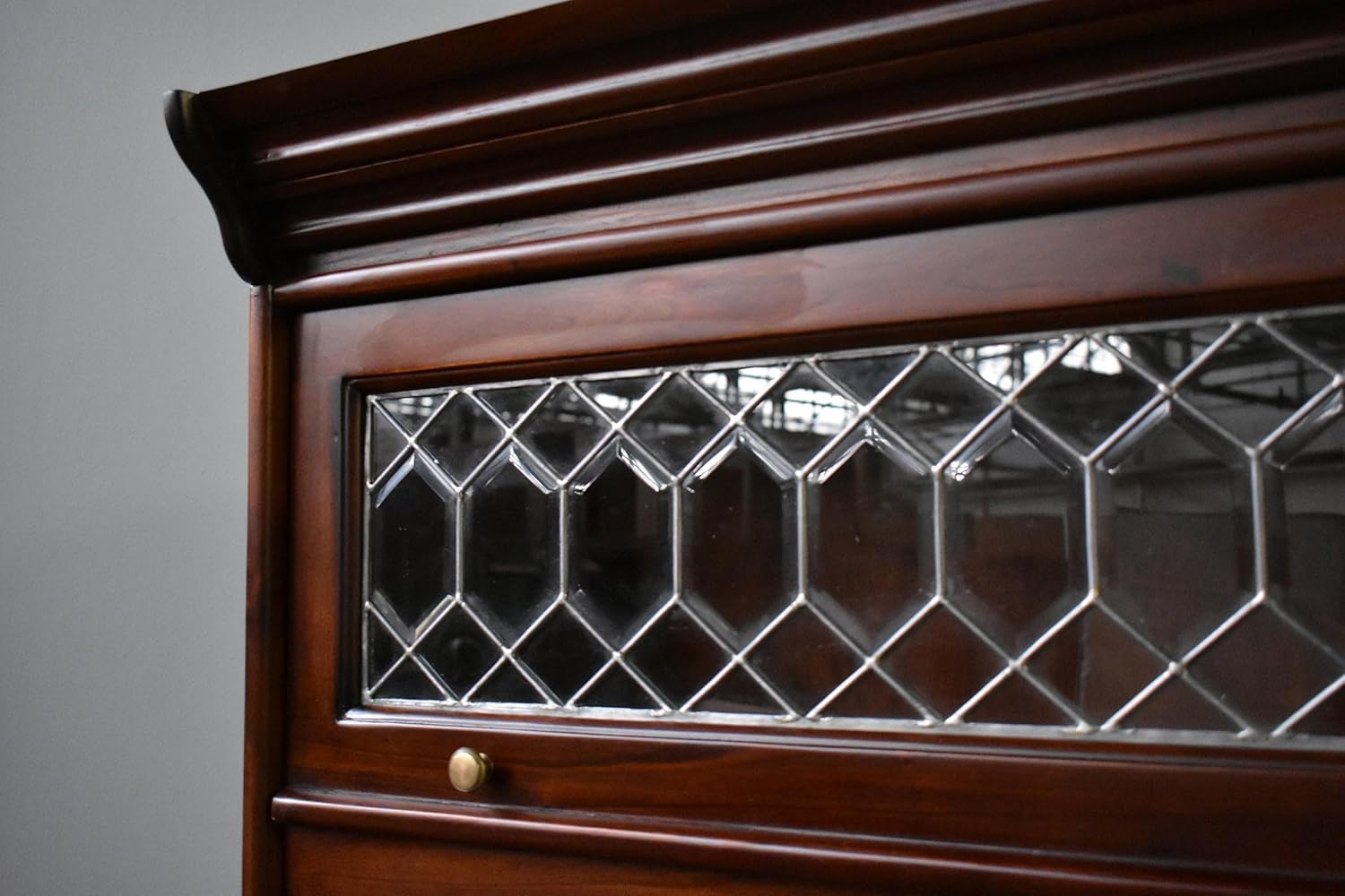 Crafters and Weavers Legacy 5 Stack Barrister Bookcase - Brown Walnut