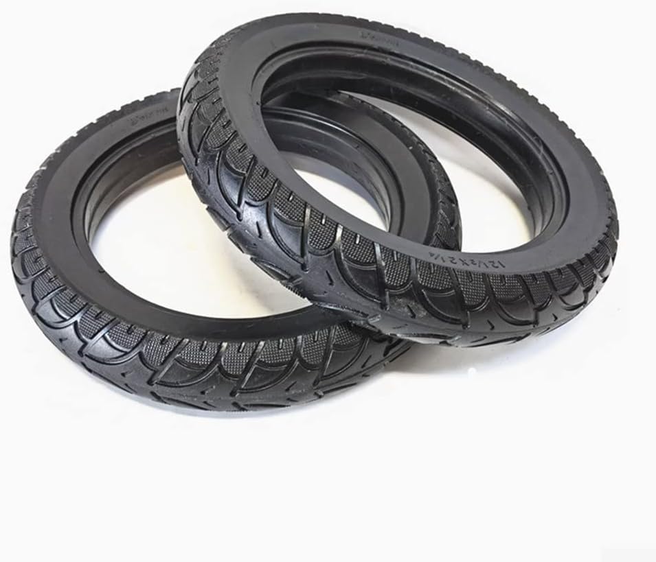 2pcs 12 Inch Solid Tires for Electric Scooters & E-Bikes - Replacement Rubber Wheels 12 1/2x2 1/4(57-203), 12.5x2.50 Model