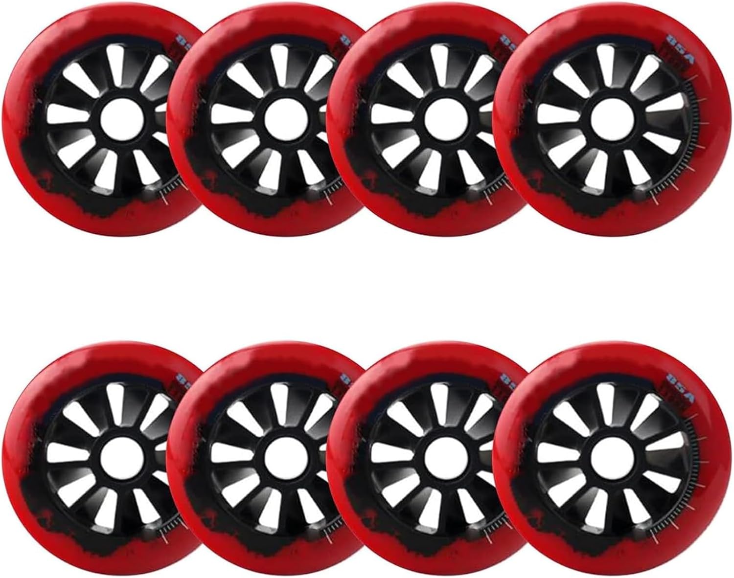 Inline Skate Wheels Indoor Outdoor Inline Skate Replacement Wheel 90Mm 100Mm 110Mm Speed Skate Wheels 8 Pcs