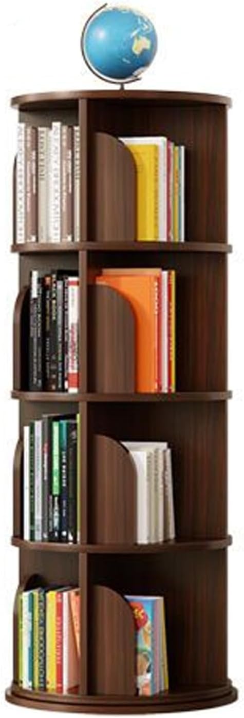 GaRcan Revolving Bookcase, Multi Layer Rotating Bookshelf, 360° Rotating Bookshelf, for Small Space Standing Bookcase Bedroom, Living Room, Den