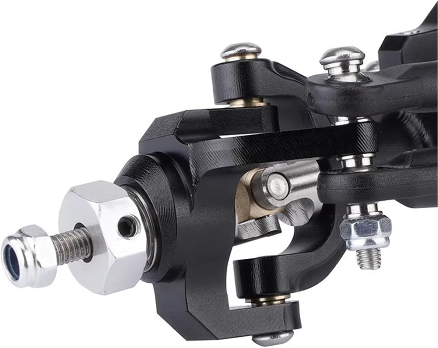 RC Spare Part Compatible with D90 D110 for Gelande II TF2 for Yota II 1/10 RC Crawler Upgrades Parts Metal Front and Rear Axle