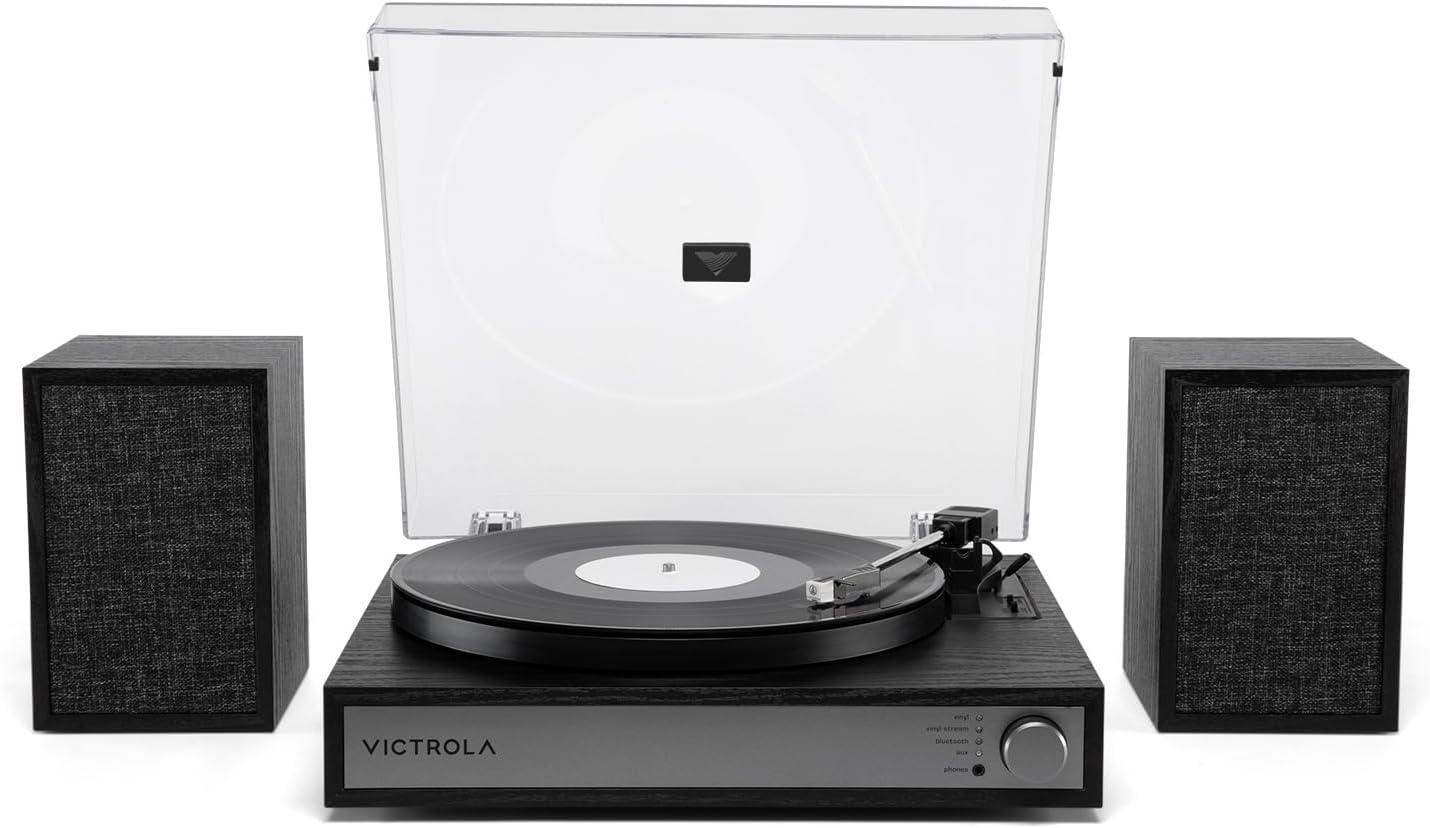 Victrola Harmony Bluetooth Turntable System 3-Speed Vinyl Record Player