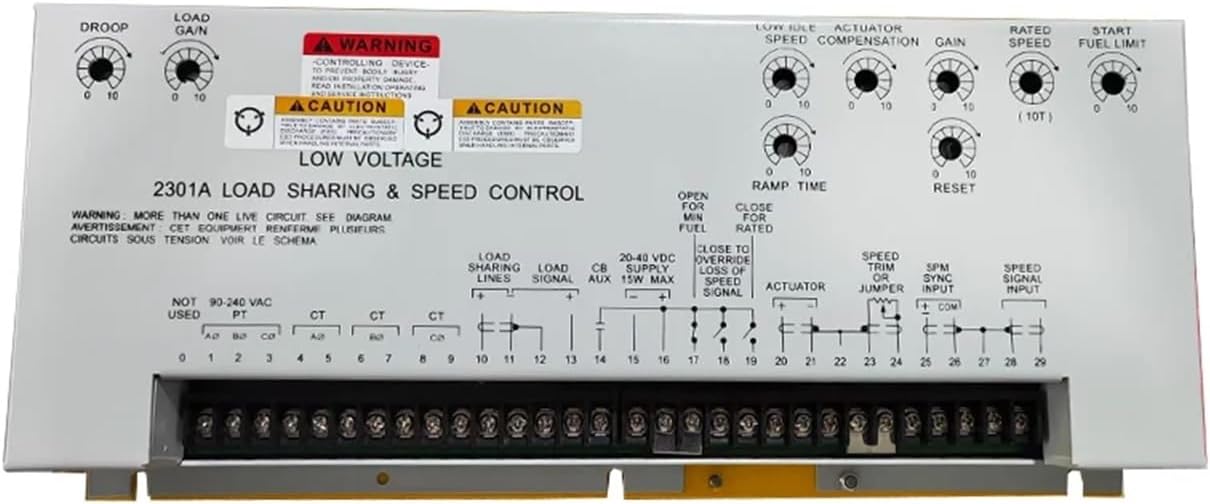 Speed Controller 2301A 9907-018 Speed Governor Control Panel