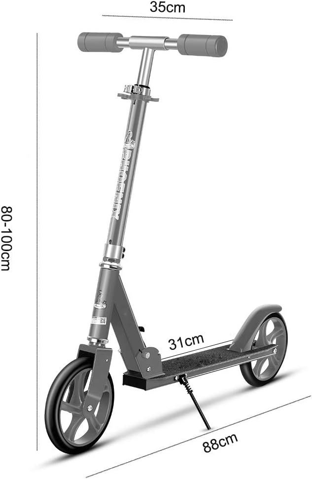 Scooters for Kids 6 Years and up Quick-Release Folding System Dual Suspension System Lightweight Alloy Deck Kick Scooter for Adults and Teens Multiple Colors