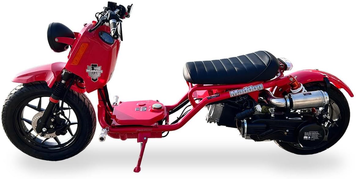 ICEBEAR MADDOG Generation 5 50CC Moped Scooter | PMZ50-22 GEN V (RED)