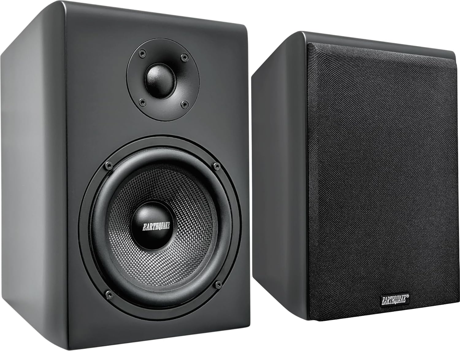 EARTHQUAKE Sound RBS-52 Bookshelf Speaker with PistonMax Technology, 5.25