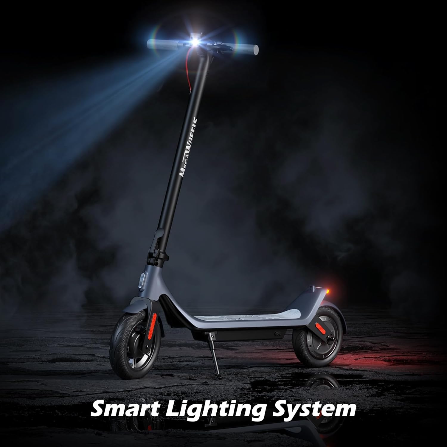 MEGAWHEELS Electric Scooter,Electric Scooter Adults,10in Pneumatic Tires,350W Motor,19 Miles Range,E Scooter with Smart APP Control for Commuting, Outdoor, Short Travel UL2272