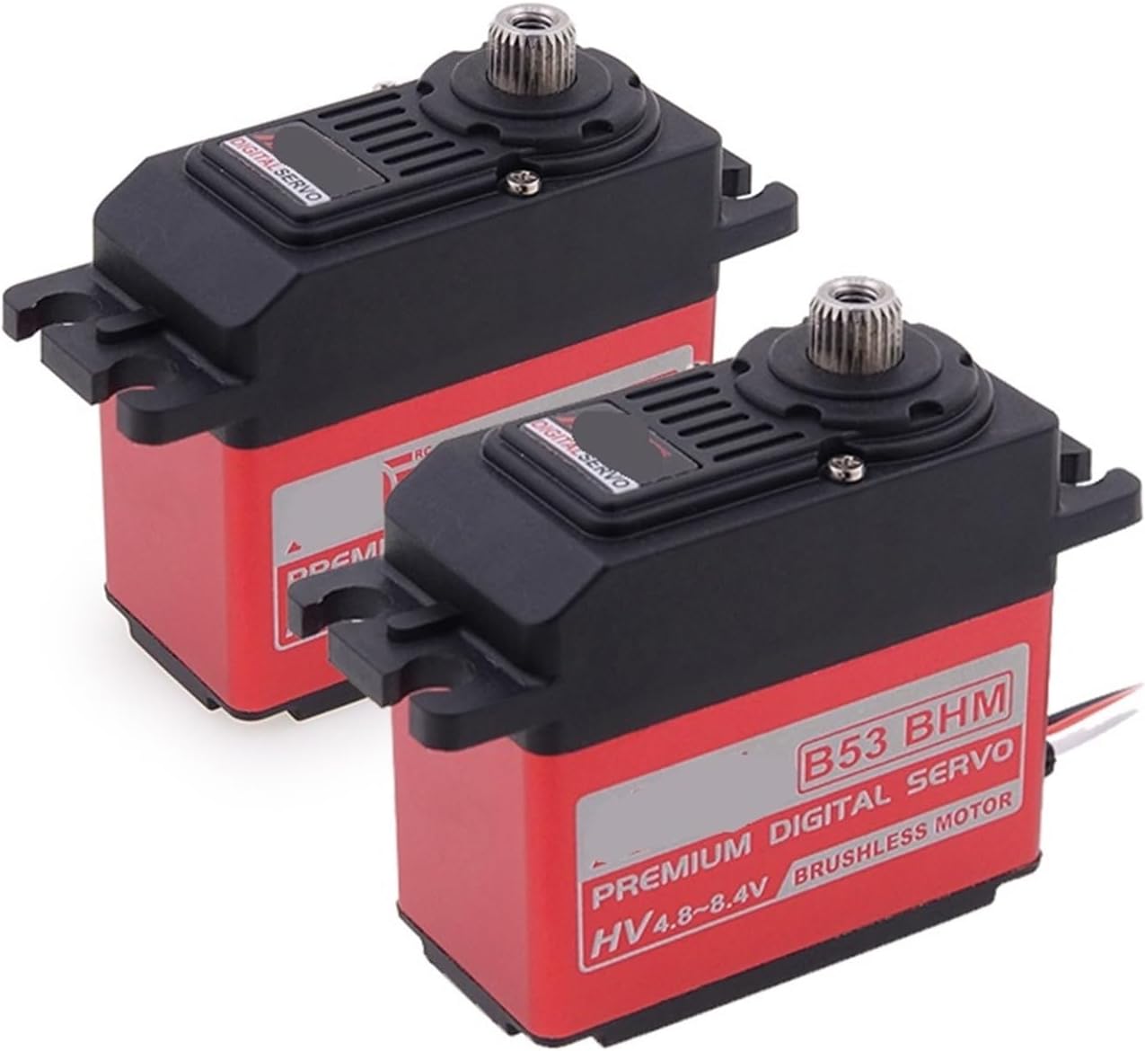 Servo B53BHM 18KG 0.055 sec High Voltage Digital Coreless Standard Brushless Servo(B53BHMx2pcs)