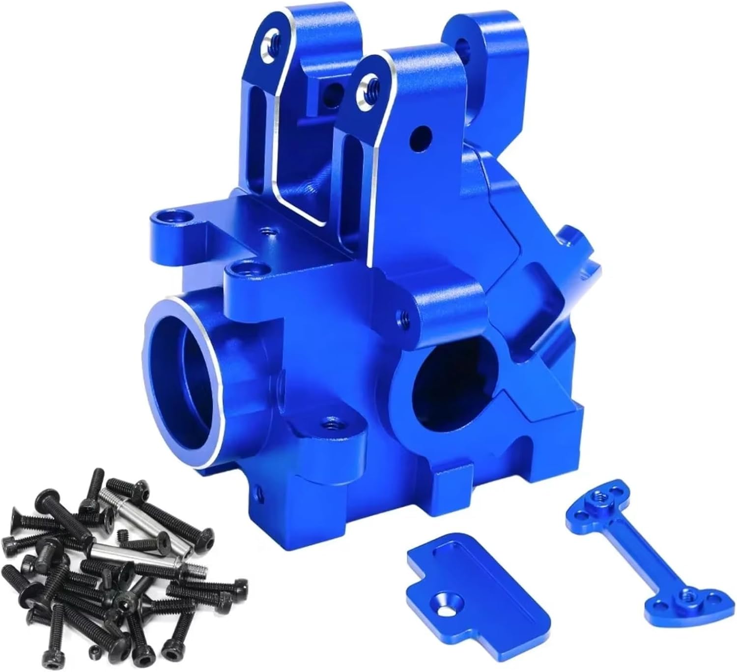 for Arrma 1/5 for Kraton 8S for Outcast 8S Metal Front Rear Gearbox Case Housing RC Car Upgrade Parts Accessories RC Car Parts(Blue)
