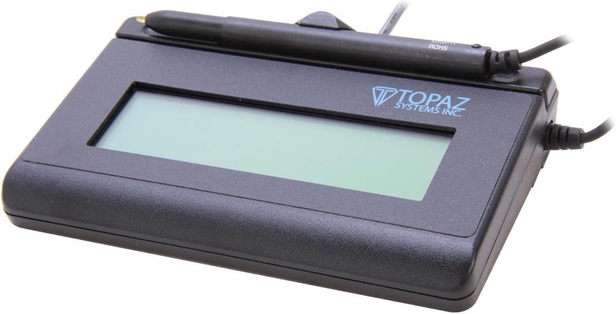 T-LBK462-BSB-R SignatureGem LCD 1x5 Electronic USB Signature pad (Renewed)