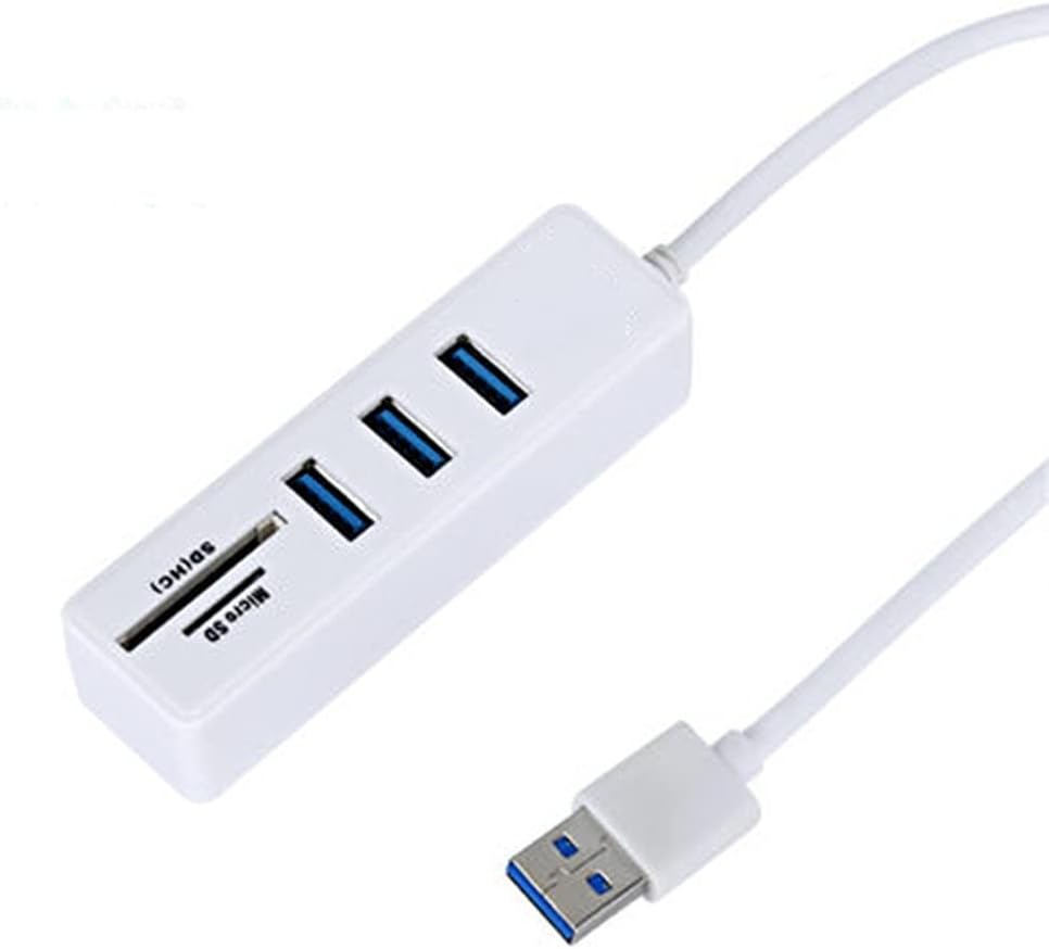 USB Hub 3.0 Multi USB 3.0 Hub USB Splitter High Speed TF SD Card Reader All in One for PC Computer Accessories (Color : A) (B)