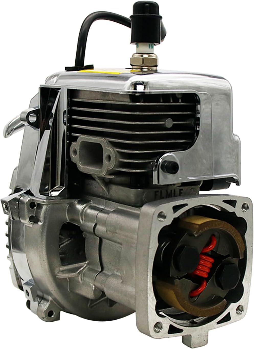 FLMLF 32CC 4 Bolt Big Bore Build kit Chrome Plated Engine for 1/5 HPI ROFUN KM Baja Losi FG GoPed RedCat RC CAR Parts