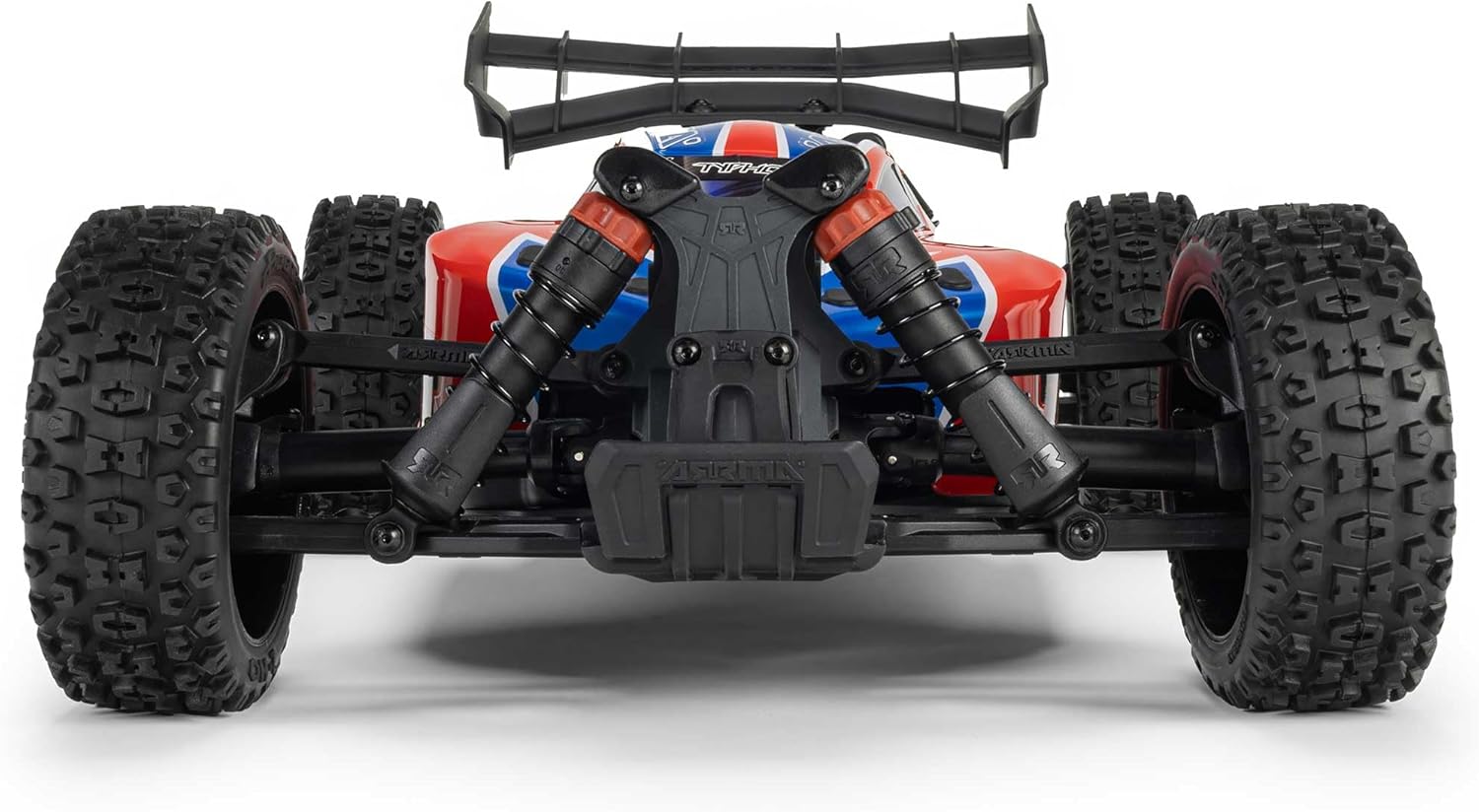 ARRMA RC Car 1/8 Typhon 4X4 223S BLX BRUSHLESS Buggy RTR (Battery and Charger Not Included) with DSC RED/Blue, ARA4306V4T3