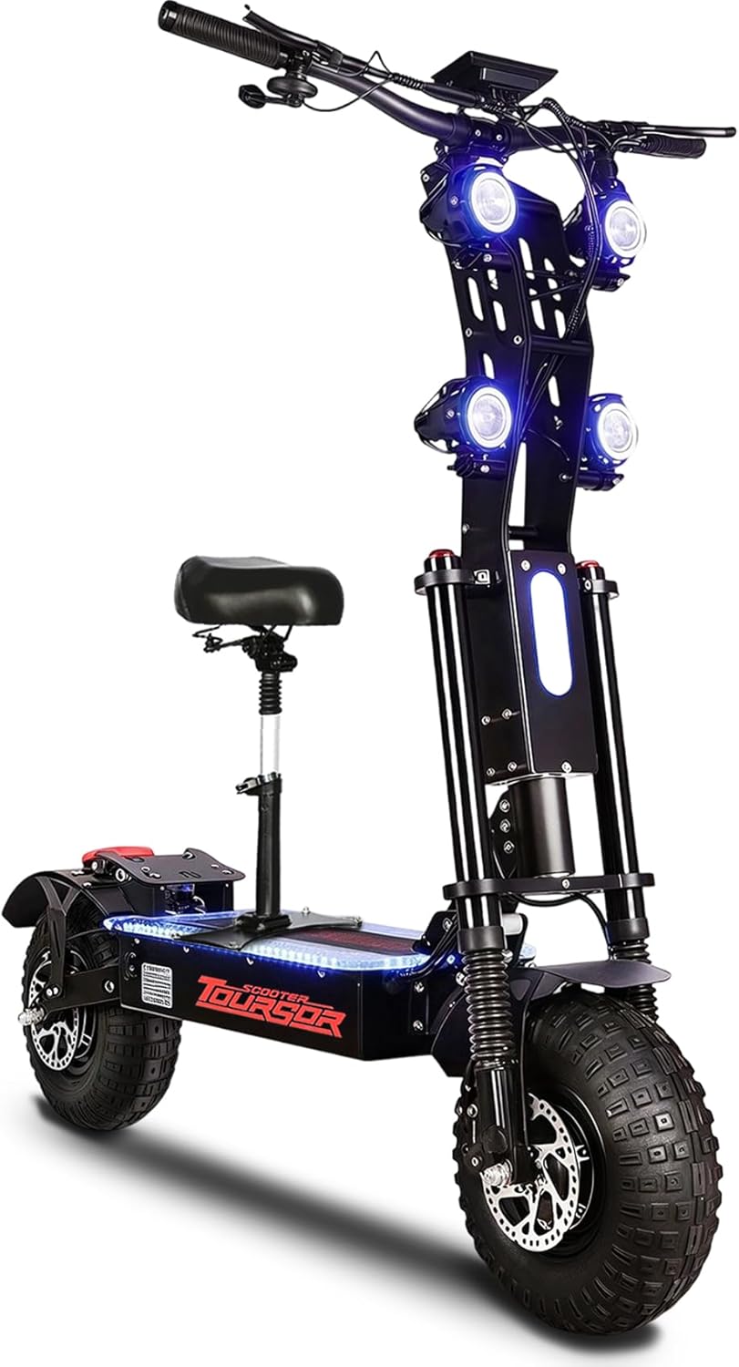 X1472VPRO 10000W Dual Motor Electric Scooter for Adults - 65Mph Max Speed, 75 Miles Range, 72V40A Battery & 14