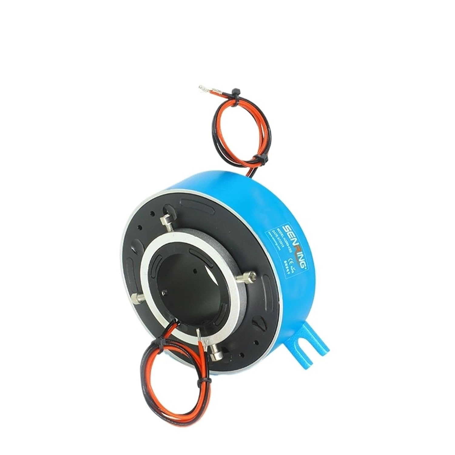2 Circuits/Wires Contact with bore Size 38.1mm of Electrical Slip Ring Connector Rotary Joint