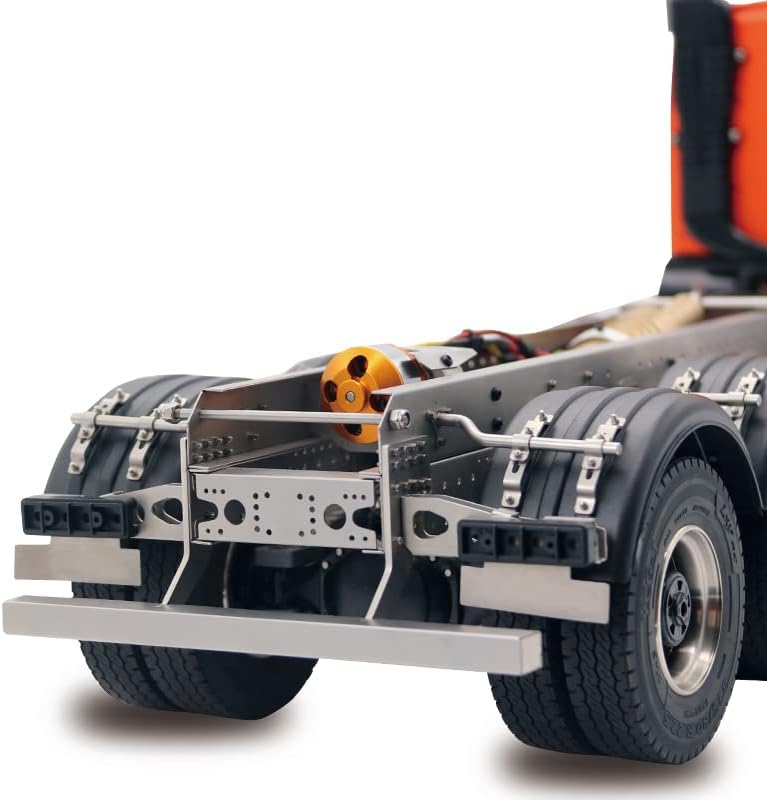 Jdm-161 1/14 8X8 Rc Hydraulic Dumper Truck Model with Motor Esc Servo Radio Controller Differential Lock