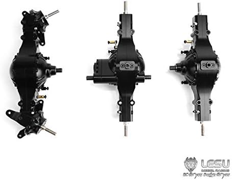 LESU Toucan RC Hobby 6X6 Metal Front Rear Axle Differential Lock 1/14 RC Tractor Truck for Tamiya