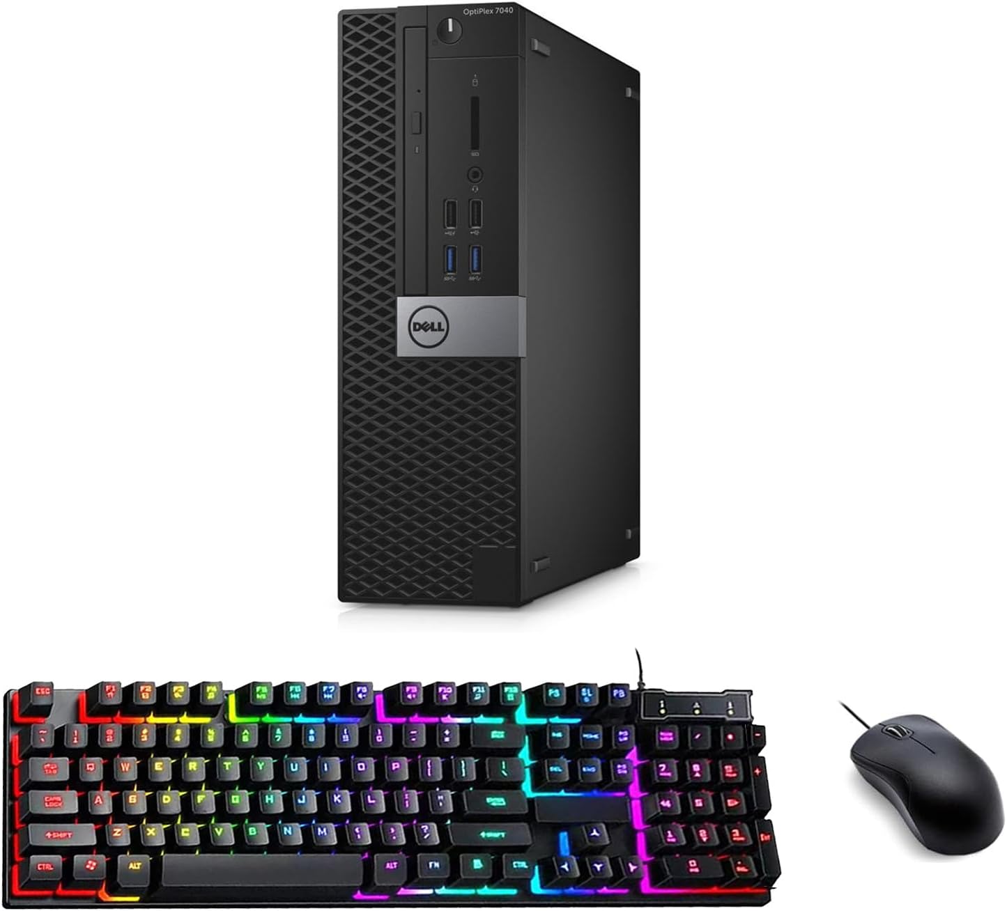 Dell OptiPlex 7040 SFF Desktop Computer PC, Core i3-6100, 16GB RAM, 512GB SSD, USB WiFi, USB Bluetooth, Mouse and Keyboard, Windows 11 Pro (Renewed)