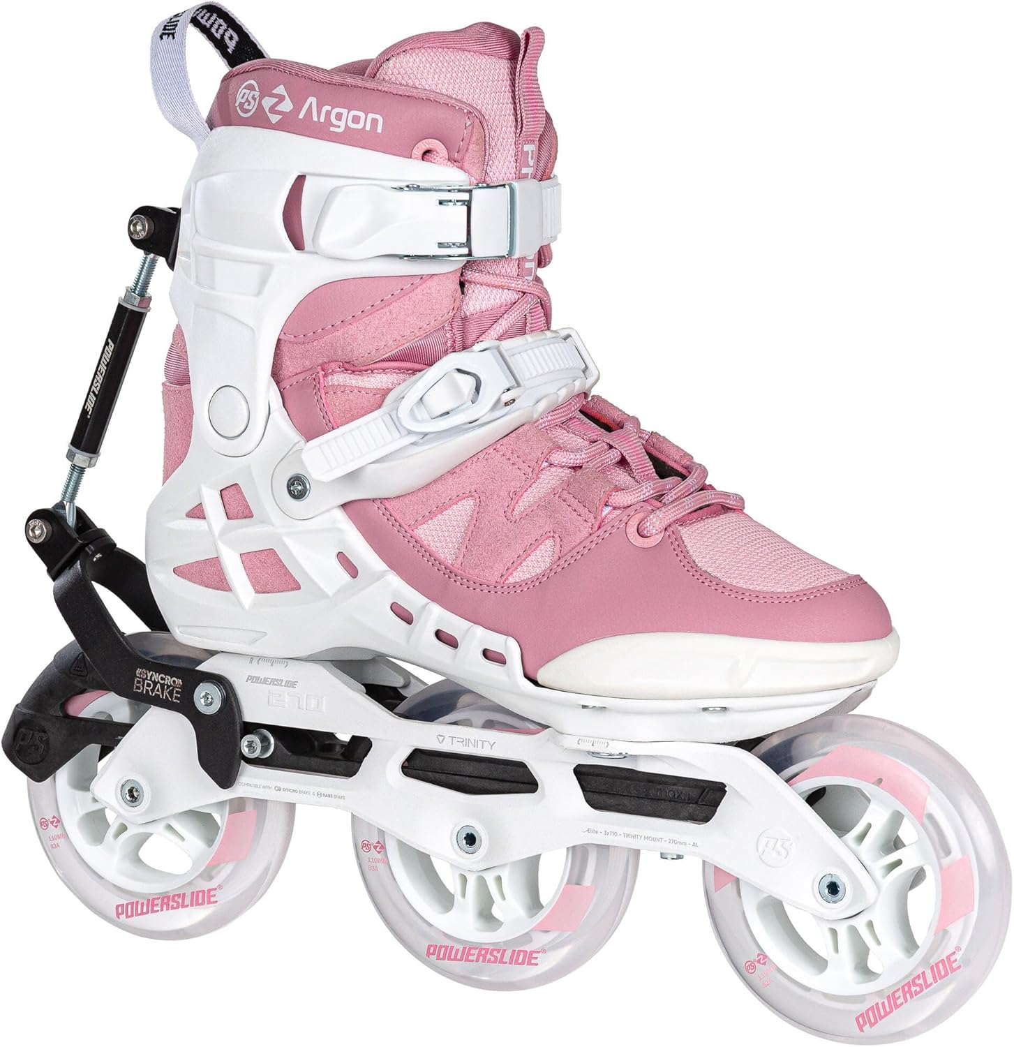 PS Phuzion Argon Syncro 110 Skate Rose Womens 8.5 (40)