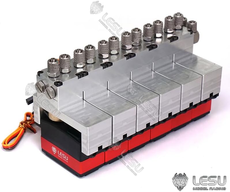 Toucan RC Hobby LESU Reversing Valve 6CH Servo 1/14 RC Hydraulic Dump Truck Loader Excavator